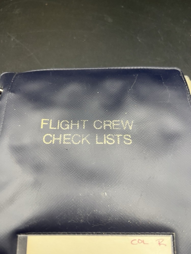 Military Flight Crew Checklists Binder w/ 2 Inserts