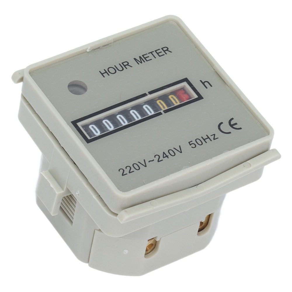 0.3W Hour Meter Mechanical Hour Counter Industrial Timer With Indicator HM‑