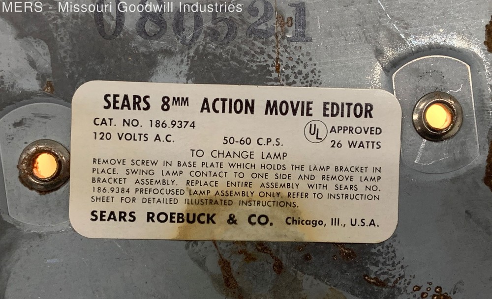 Sears 8mm Action Movie Editor