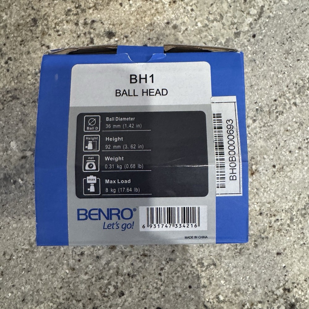Benro BH 1 Double Action Ballhead