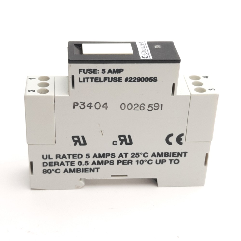 Crouzet GMS-OAC Relay Module 4-32VDC Input, 12-280VAC Output, 5A, Display LED