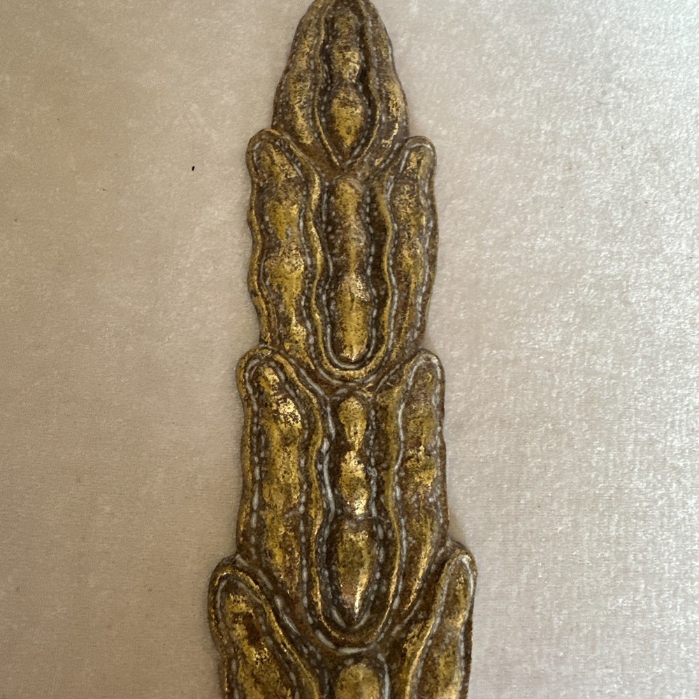 Antique Gold Metal Wall Sconce
