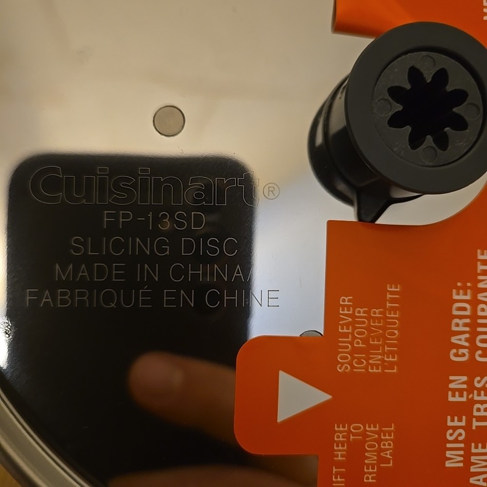 Cuisinart FP-13SD Replacement Slicing Disc Blade For Food Processor