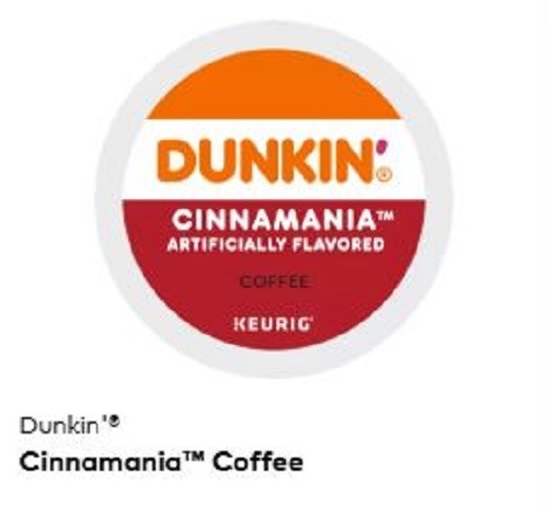 𝑲𝒆𝒖𝒓𝒊𝒈 𝑲-𝒄𝒖𝒑𝒔  Dunkin Cinnamania Coffee 60 Count