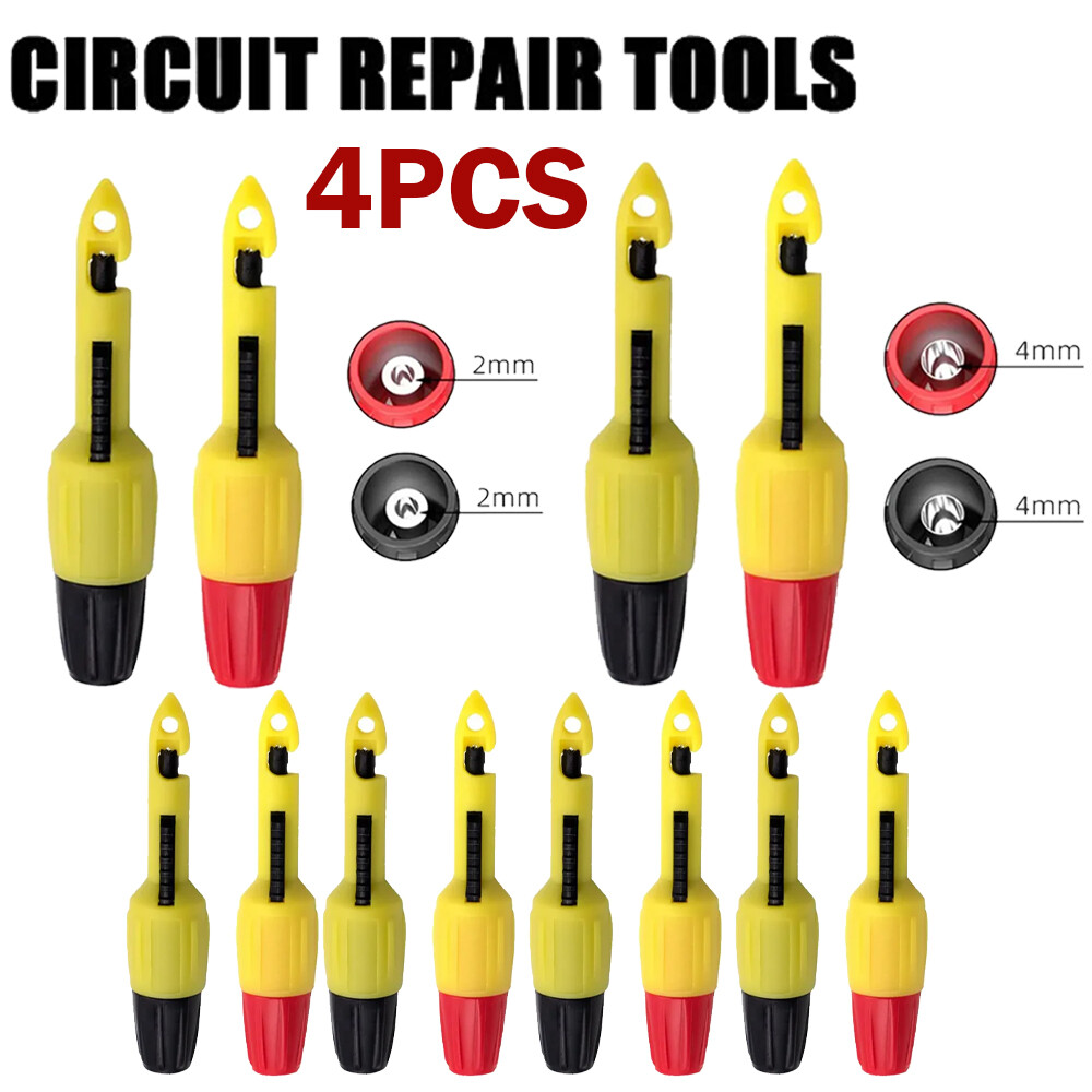 4PCS Insulation Wire Piercing Puncture Probe Test Hook Clip with 2mm/4mm Socket