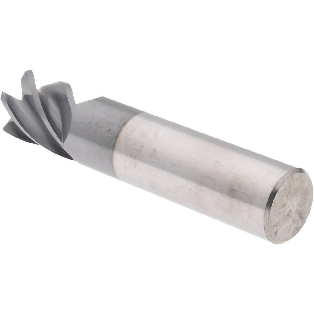 Accupro 5/8" Diam 5 Flute Single End Solid Carbide 0.03" Corner Radius End Mi...