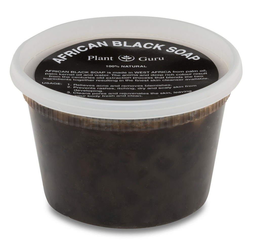 Aromatherapy African Black Soap Paste Raw Organic 100% Pure With Essential Oils