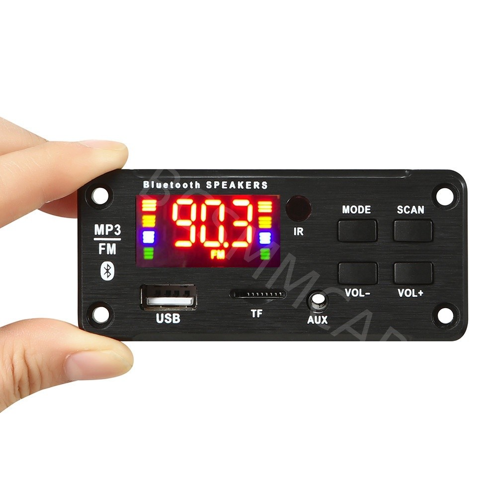 Bluetooth 5.0 Decoder Board MP3 Player 12V Car FM Radio Module Speaker 2x25W
