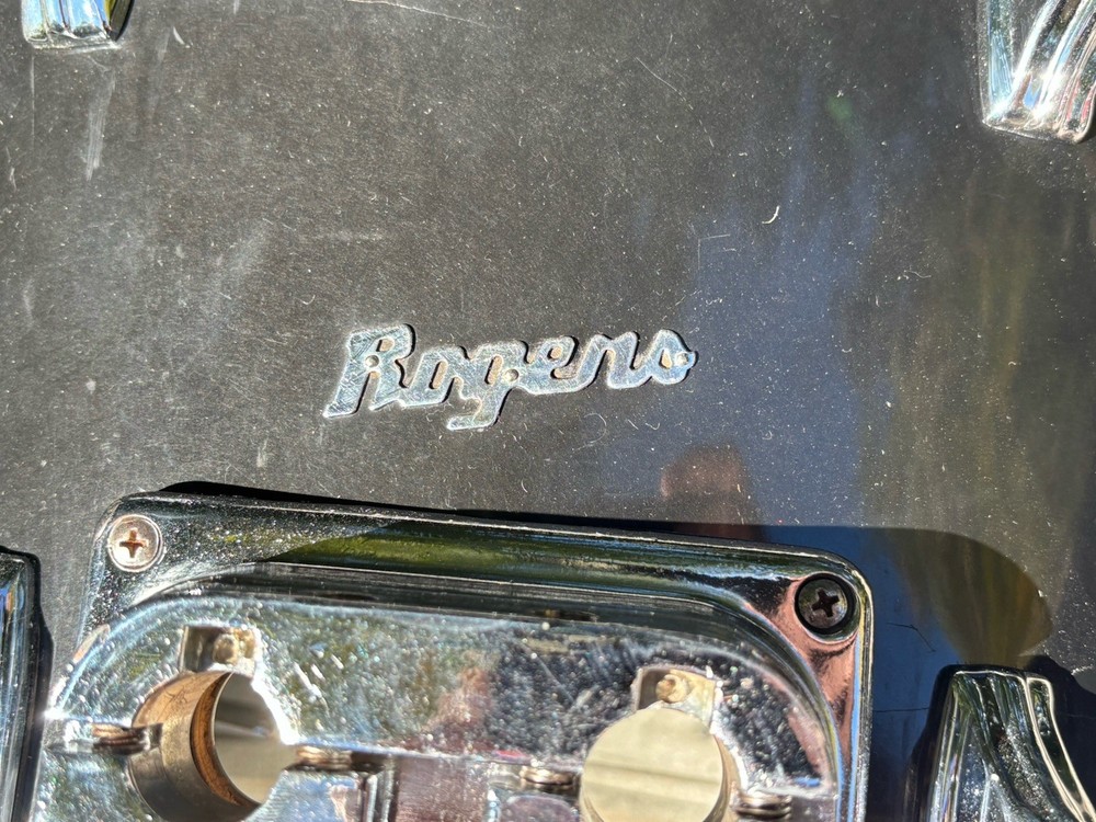 Rogers 24” Bass Drum Black Script USA