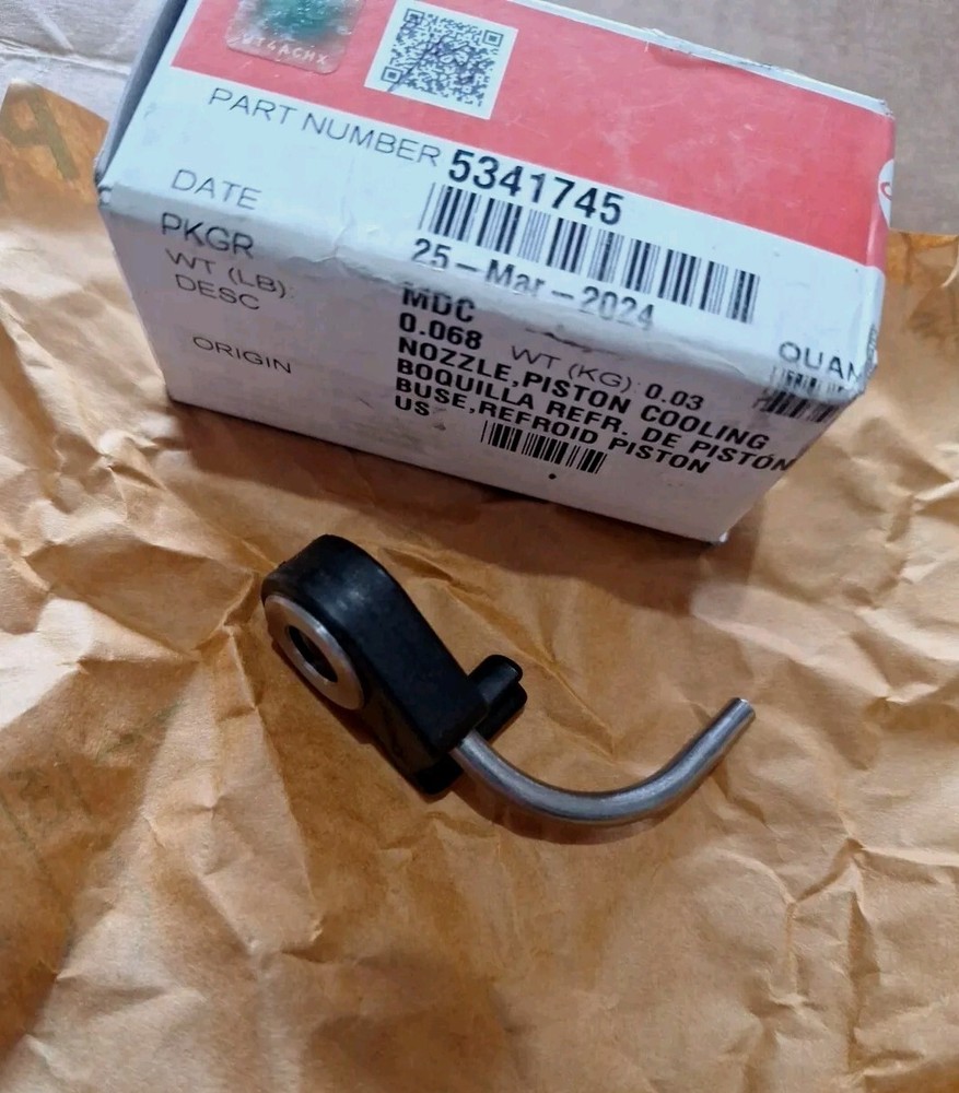 Cummins Genuine Piston Cooling Nozzle 5341745 Spray Nozzle.