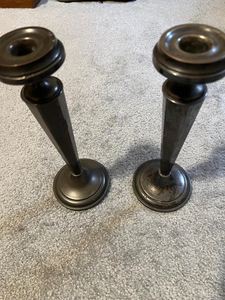 Moreware Silver Plate Candlestick Set, Pre-Owned
