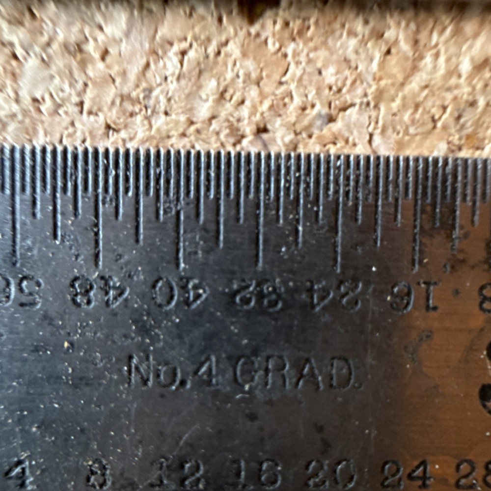 Lufkin No. 892 Rectangular Head Protractor with 6 in Blade, 0-180° Range