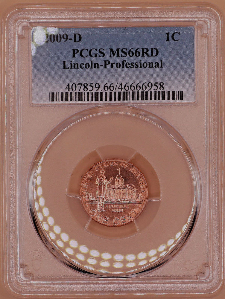 2009-D 1C PCGS MS66RD Lincoln-Professional