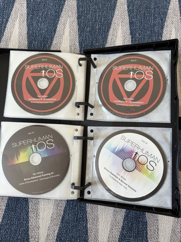 Ken Wilber SuperHuman OS V 1.0 33 Disk Course