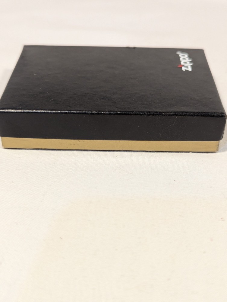 ZIPPO CROCODILE LEATHER BRASS LIGHTER 2001