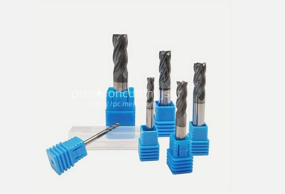 6pcs 1/8 - 1/2" combo set Solid Carbide End Mill - AlTiCrN Coated