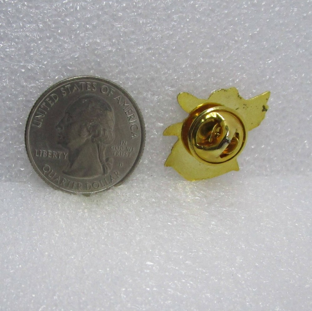 Red Cardinal Head Mascot Pin