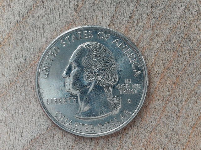 1999 D Delaware State Quarter Actual Coin # 2