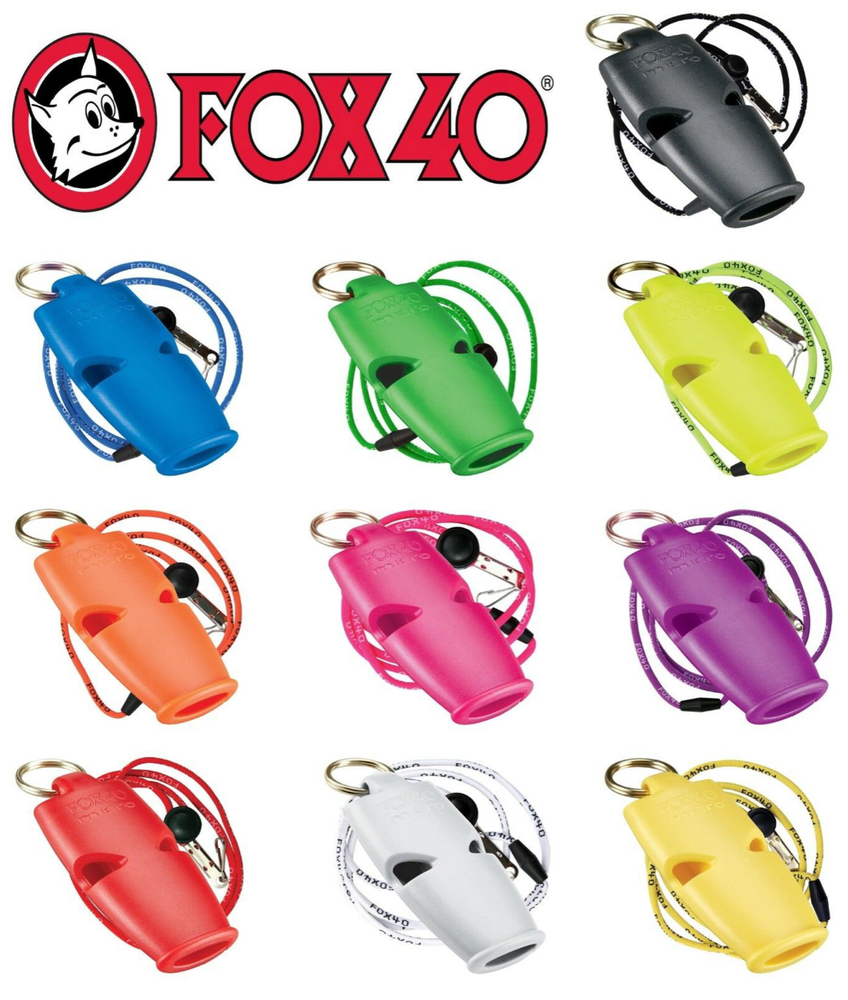 Fox 40 | Micro Whistle | Referee Coach Marine | 100% Authentic | FREE Lanyard