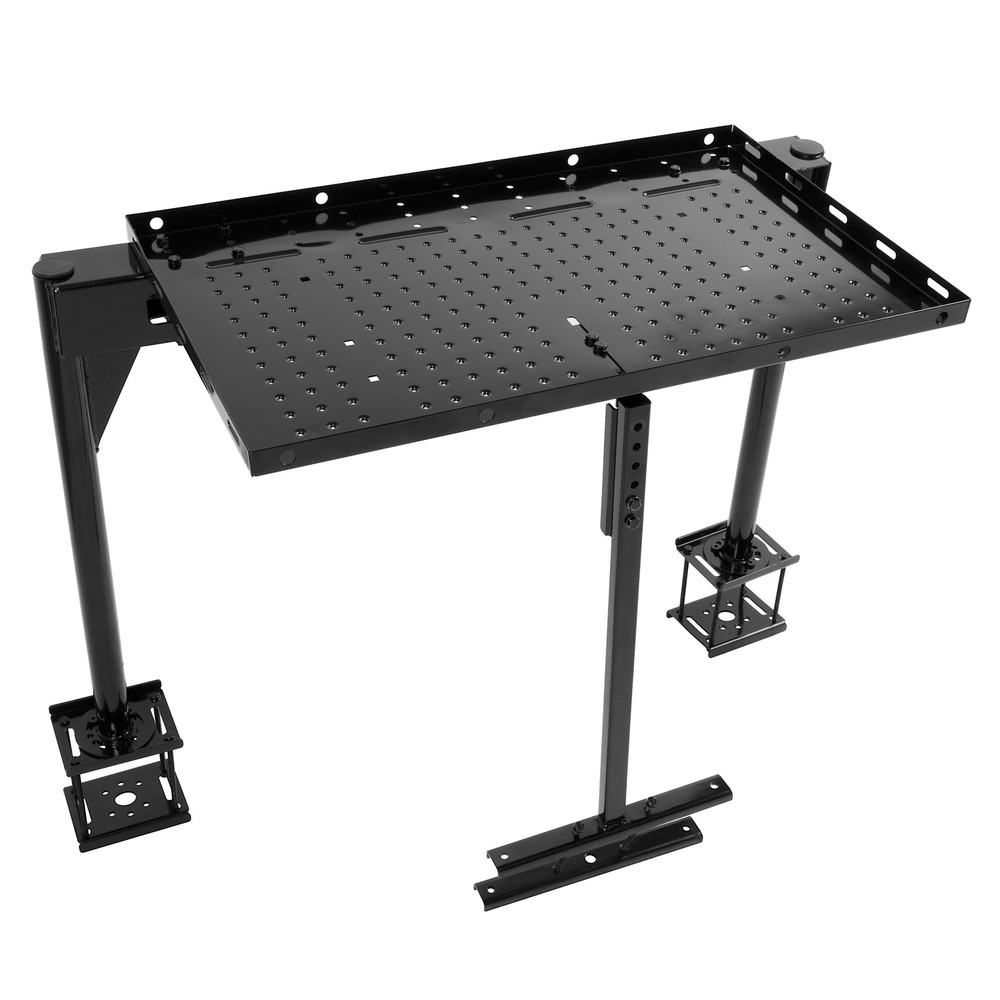 300LBS Trailer Tray Cargo Carrier Rack Travel Storage Mount RV Generator Mount