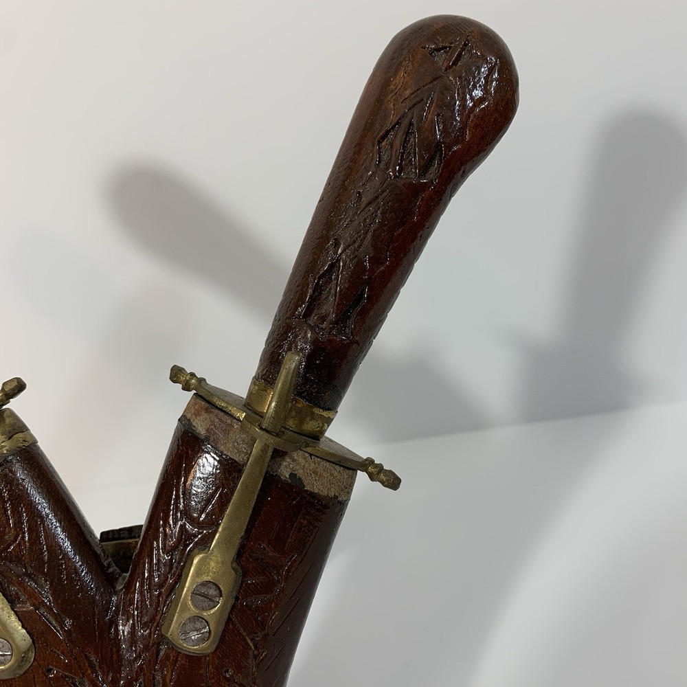 Vintage Dagger And Carving Fork with Stand