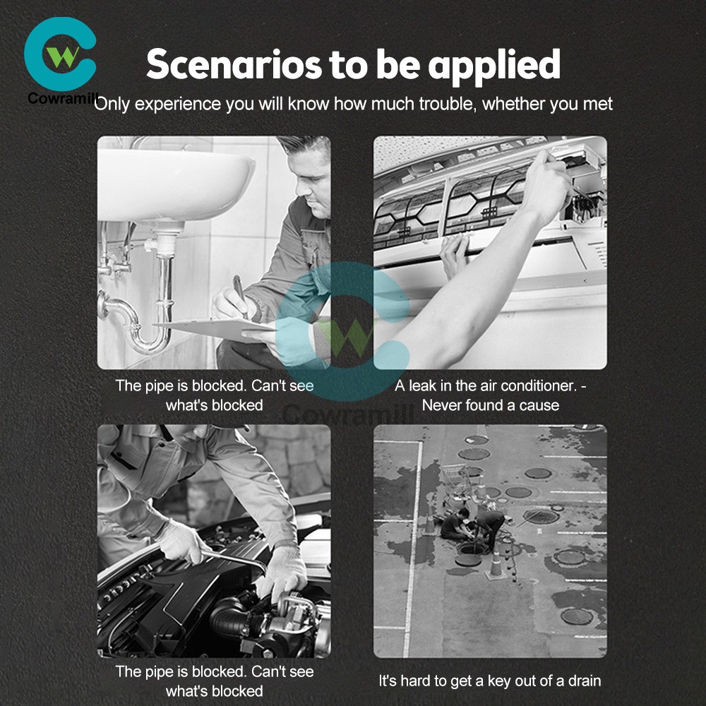 6LED HD Snake Endoscope Borescope Inspection Camera Scope for USB Android PC