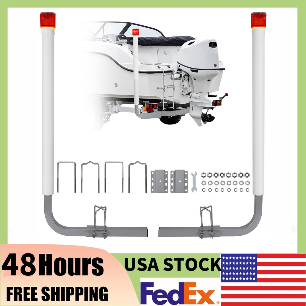 Heavy Duty Adjustable Boat Trailer Guide Poles 40IN Easy Loading for Ski,Fishing