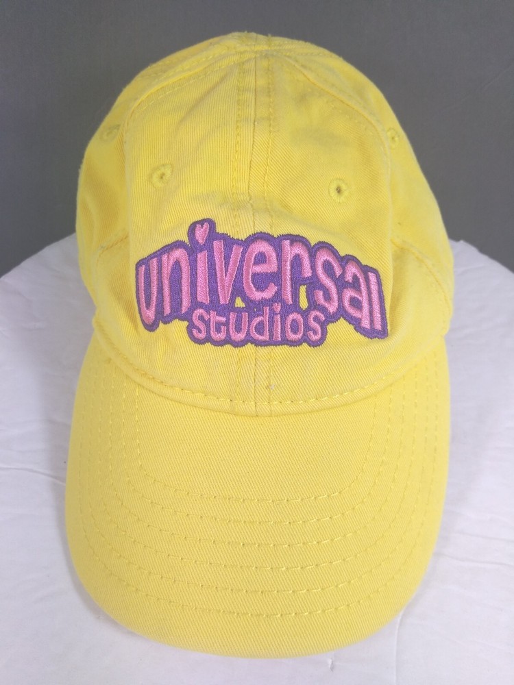 Universal Studios Kids Baseball Cap Hat Yellow
