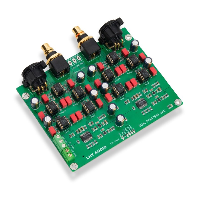 Dual Parallel PCM1794 PCM1794A Decoder DAC Balanced USB Coaxial HiFi 24Bit 192K