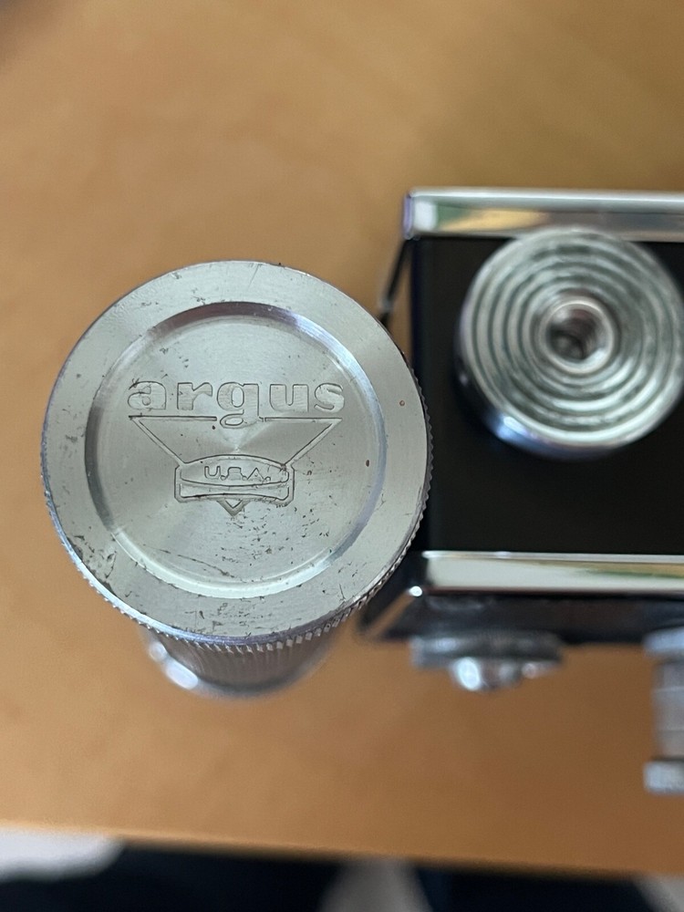 2 Argus C3 35mm Cameras + Argus Partial Flash + Argus Lens Filter + Pentax Flash