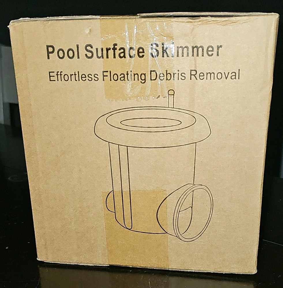 GANDONE Surface Skimmer Automatic Floating Pool Cleaner Easy Installation