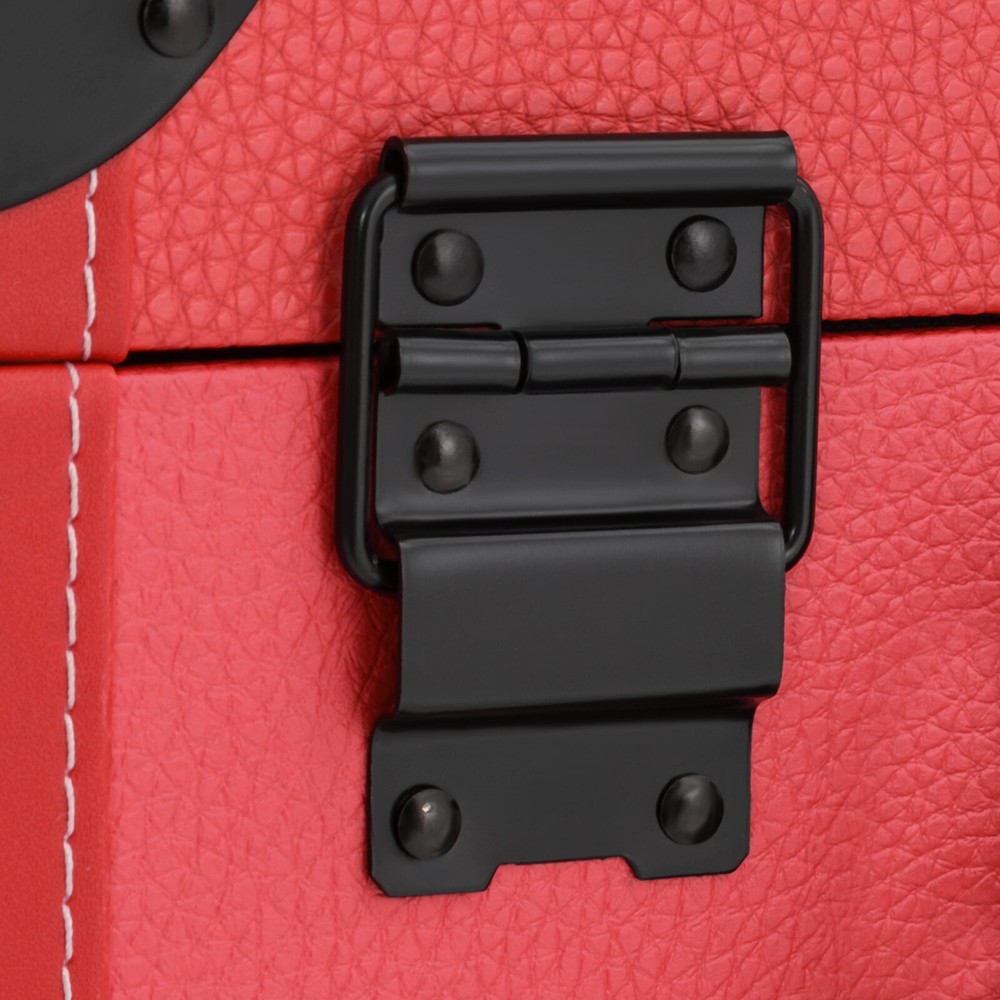 Cosmetic Storage Box & Lock Rolling Makeup Train Case, Makeup Organizer Suitcase