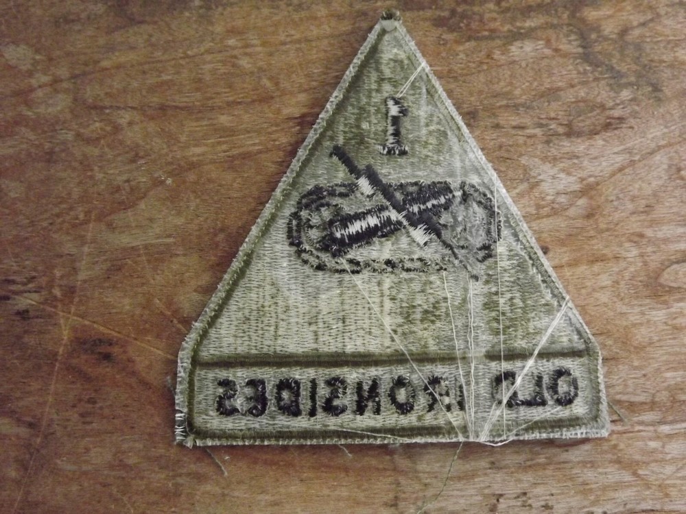 1st Armored Division Patch, Subdued - INV# A6154