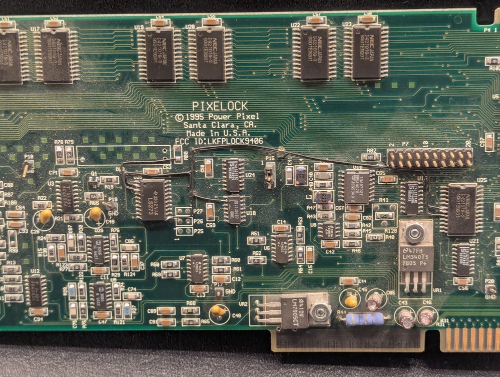 PIXELOCK c. 1995 Power Pixel Computer Card ‘102601 REV E2’ – Untested