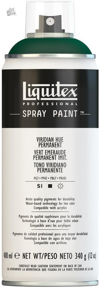 4450398 - Professional Water Based Spray Paint, Permanent Emerald Green