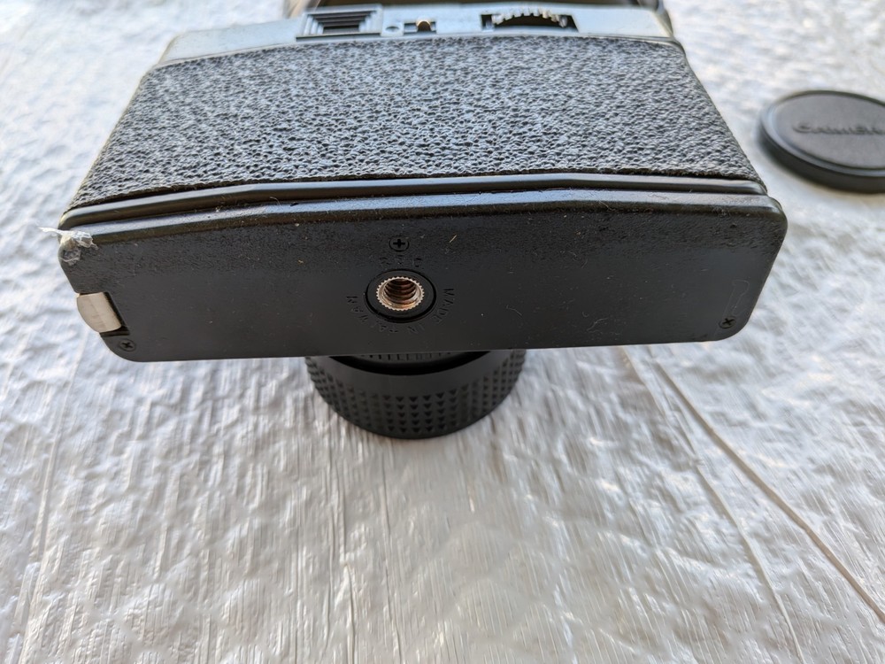 Kinetic 35mm Camera w/ 50 mm Lens, Case. Untested