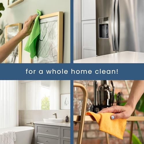 Microfiber Cleaning Cloth, Bulk Towels for Home, Reusable Microfiber 150 Pack