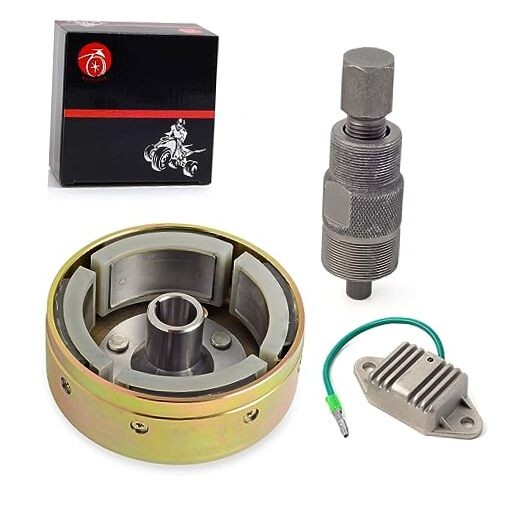 Magneto Rotor Flywheel & Removal Puller tool & Regulator For Yamaha Blaster