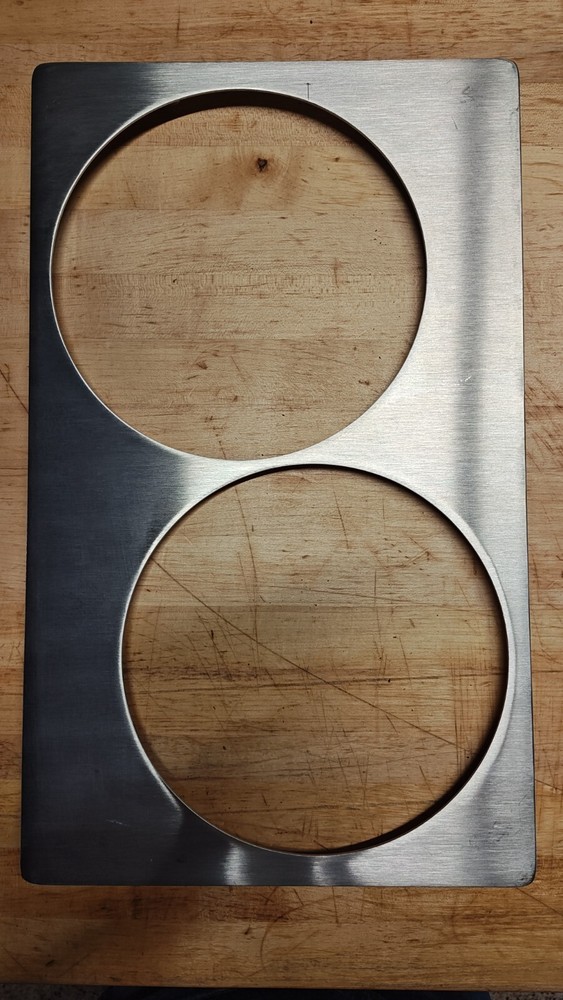 Vollrath 8242514 Miramar S/S Template with Plain Edge