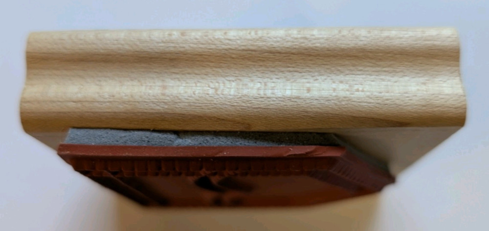 Wood/Rubber Stamp Pocket Double Stitch