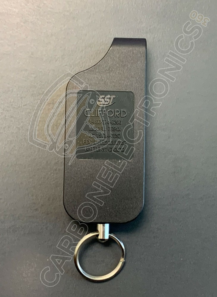 CLIFFORD 7654X Remote Control Transmitter BLACK