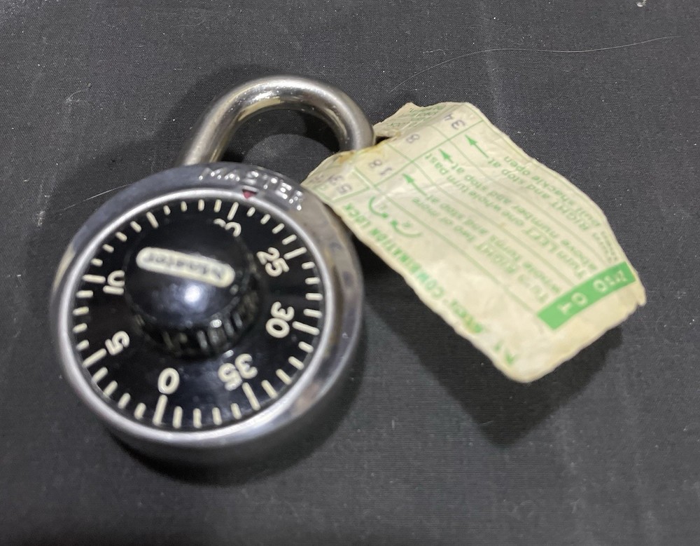 Master Combination Lock Comes With Instructions And Combination