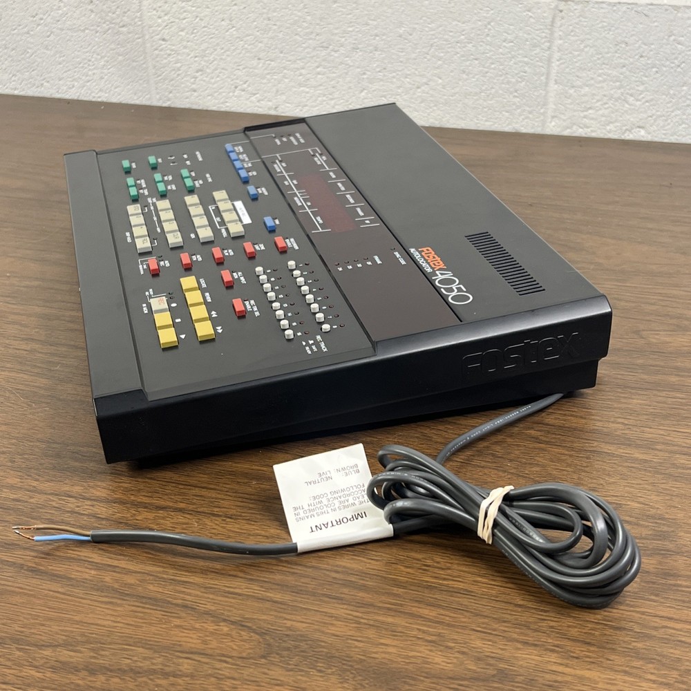 Fostex 4050 Autolocator Multitrack Controller Timecode Generator Midi Excellent