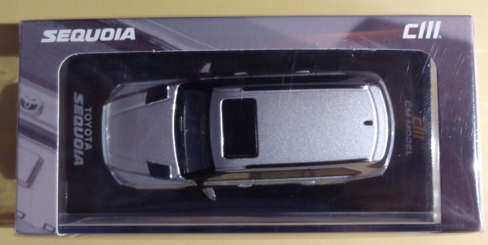CM MODEL 1/64 SILVER - 2024 TOYOTA SEQUOIA