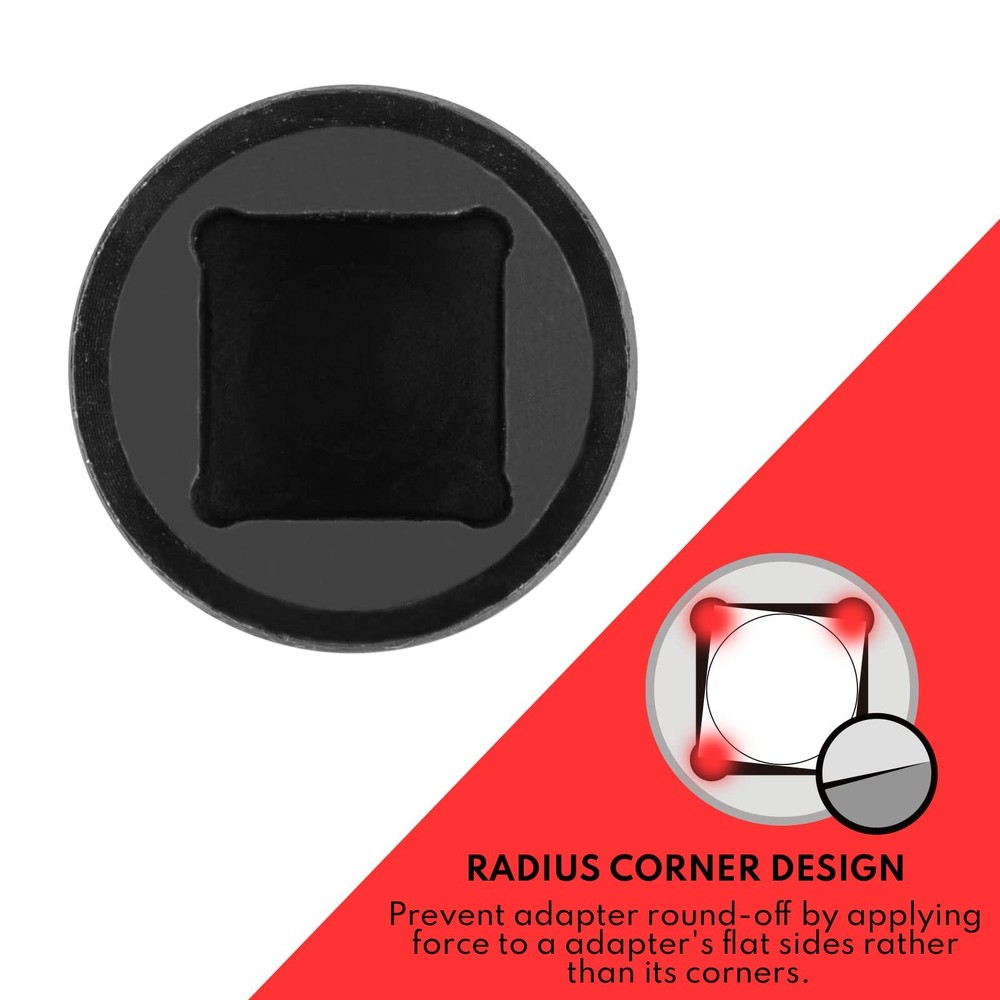 Socket Adapter Set 17 Piece includes Reducer, Universal Joint Socket Set, Dri...