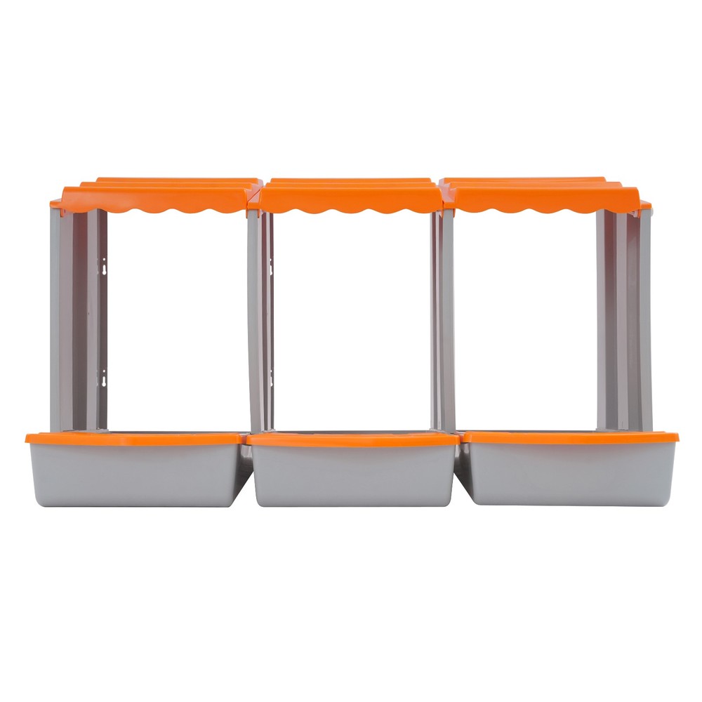3-Compartment Modern Chicken Nesting Box Chicken Laying Box with Egg Collection