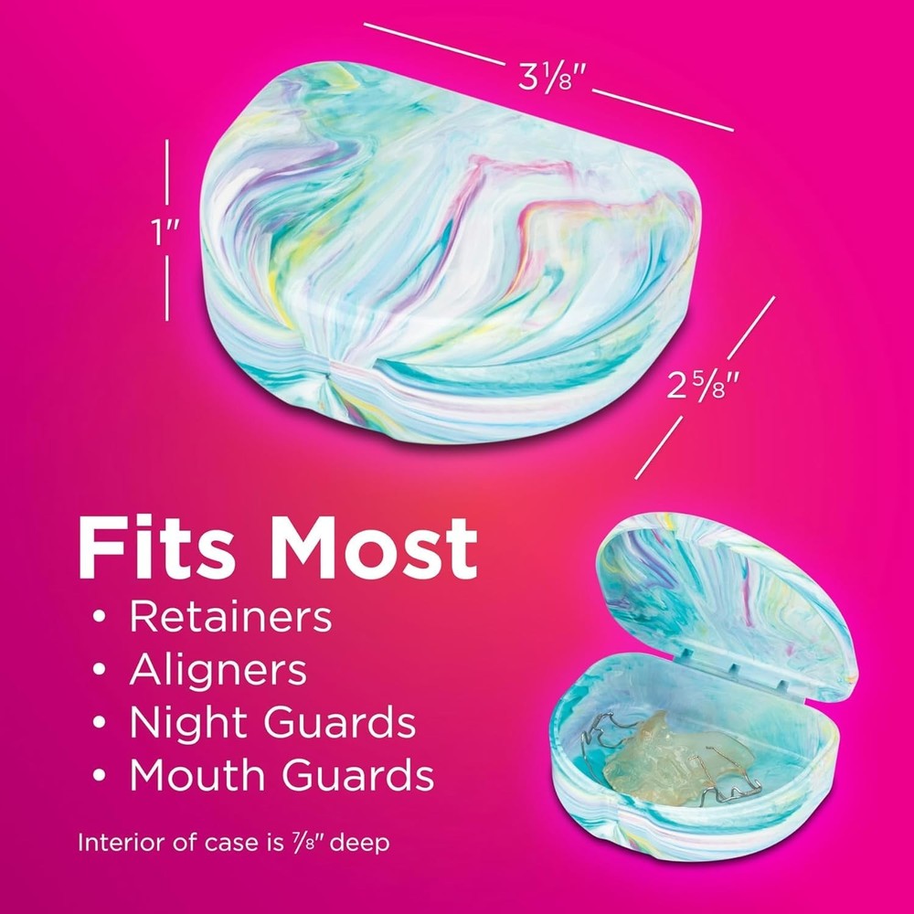 Marble Retainer Cases, Clear Aligner Case, Dental Orthodontic