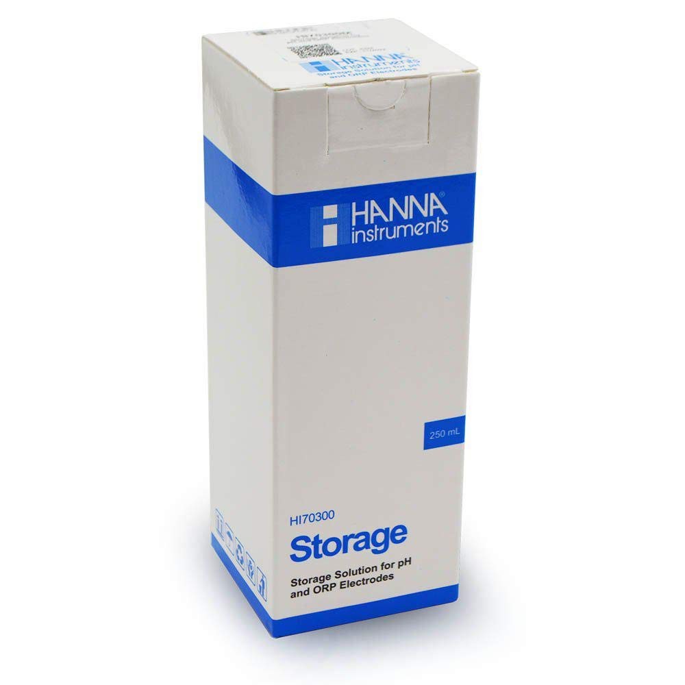 HI 70300M Storage Solution for pH/ORP Electrodes, 230mL Bottle