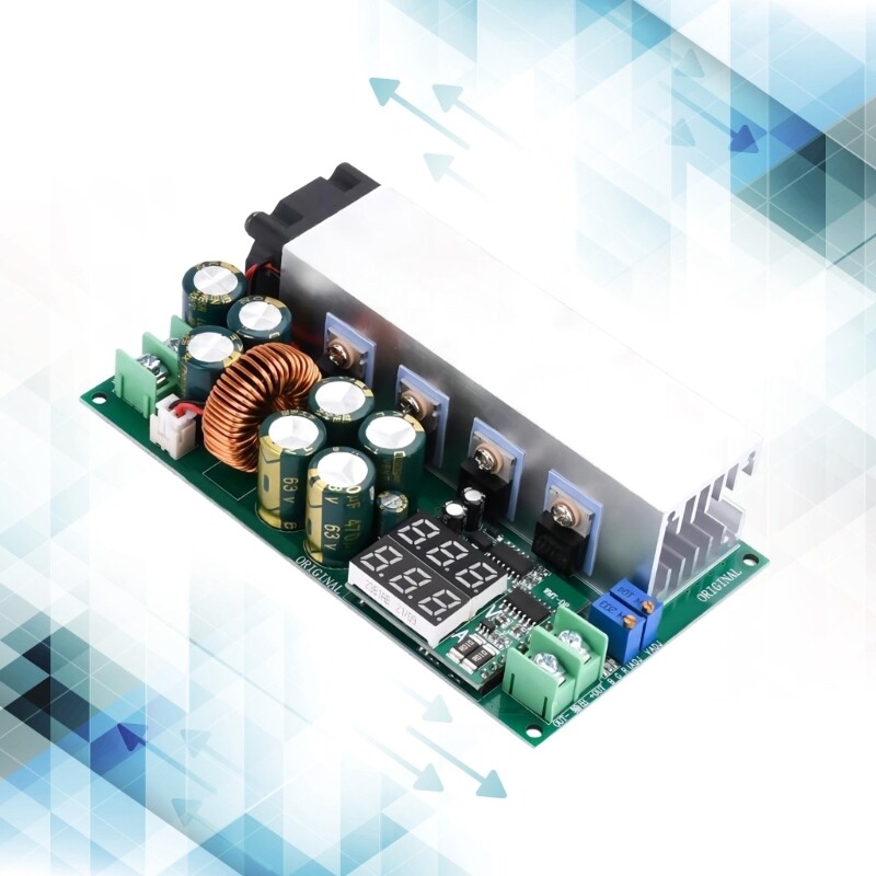 DC12-80V 20A AdjustableBucker Constant Current Constant with LED Display