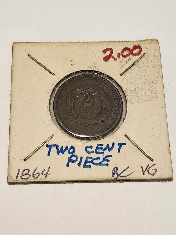 1864 2 cent piece